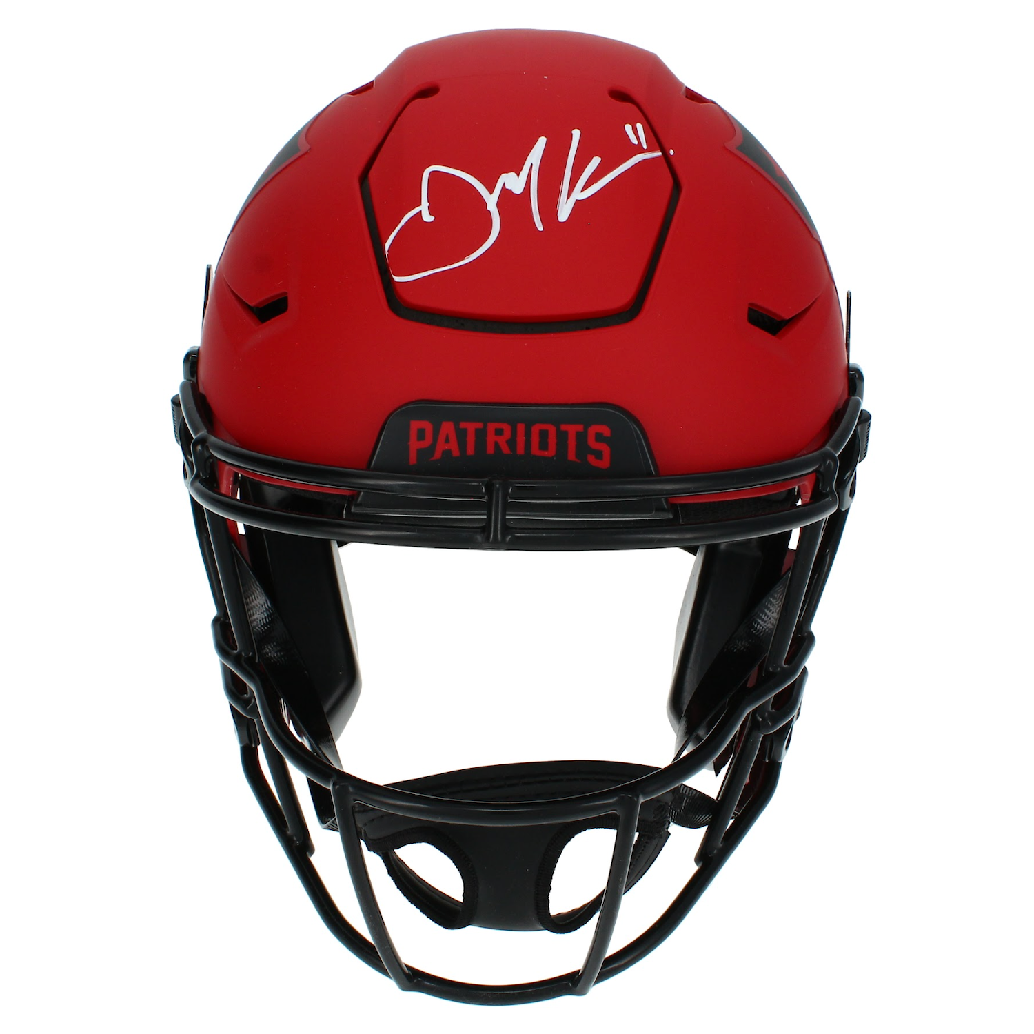Julian Edelman Autographed New England Patriots 'RAVE' Speedflex Helmet JSA