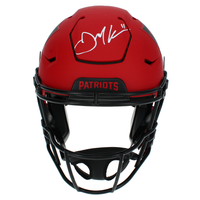 Julian Edelman Autographed New England Patriots 'RAVE' Speedflex Helmet JSA
