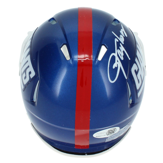 Lawrence Taylor Autographed New York Giants Speed Mini Helmet JSA