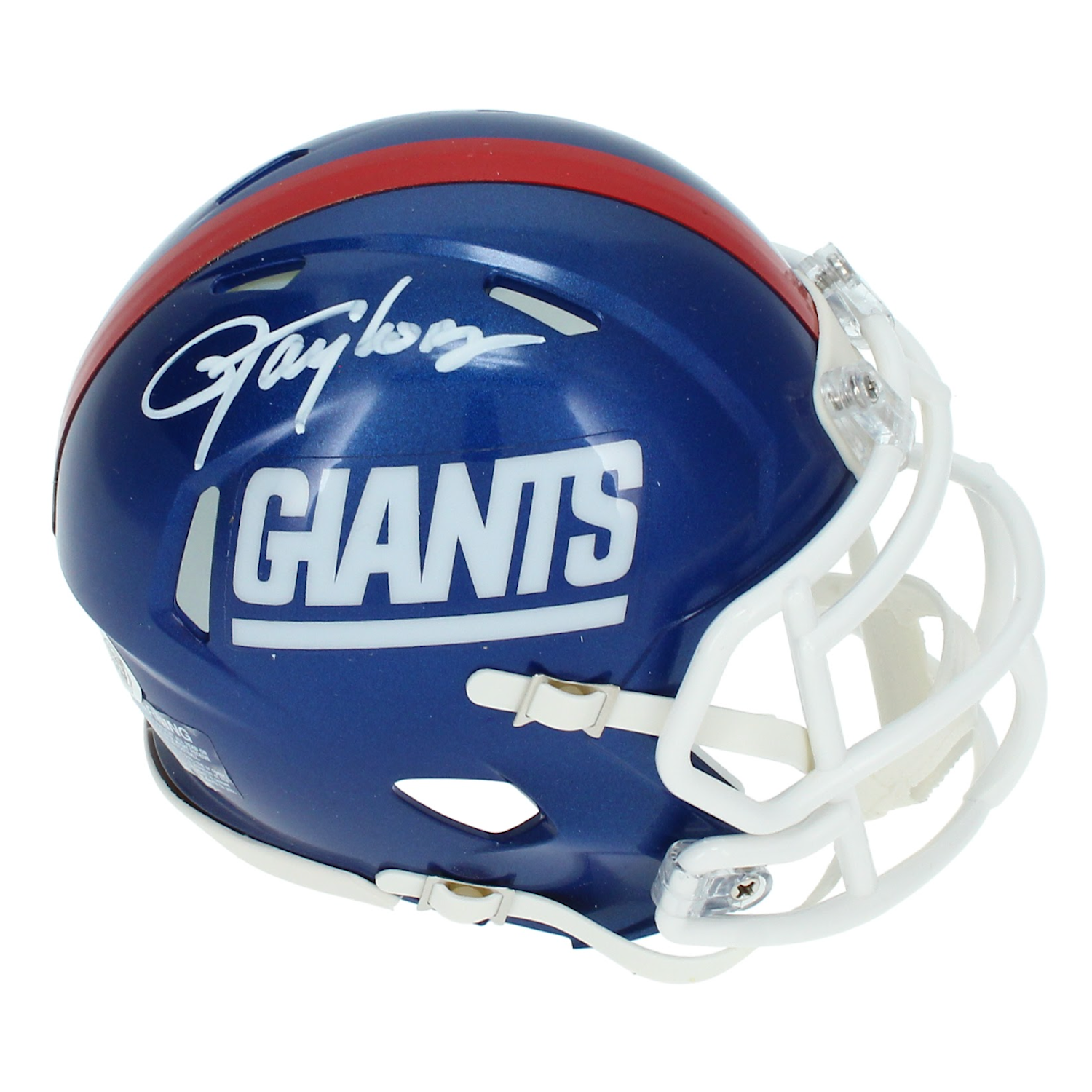 Lawrence Taylor Autographed New York Giants Speed Mini Helmet JSA