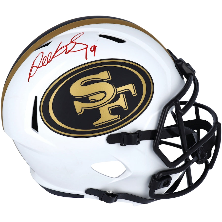 DEEBO SAMUEL Autographed 49ers Lunar Eclipse Full Size Speed Helmet FANATICS