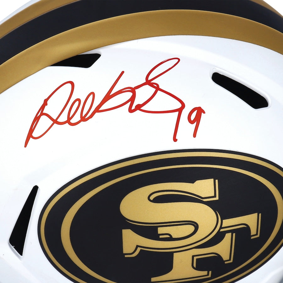 DEEBO SAMUEL Autographed 49ers Lunar Eclipse Full Size Speed Helmet FANATICS
