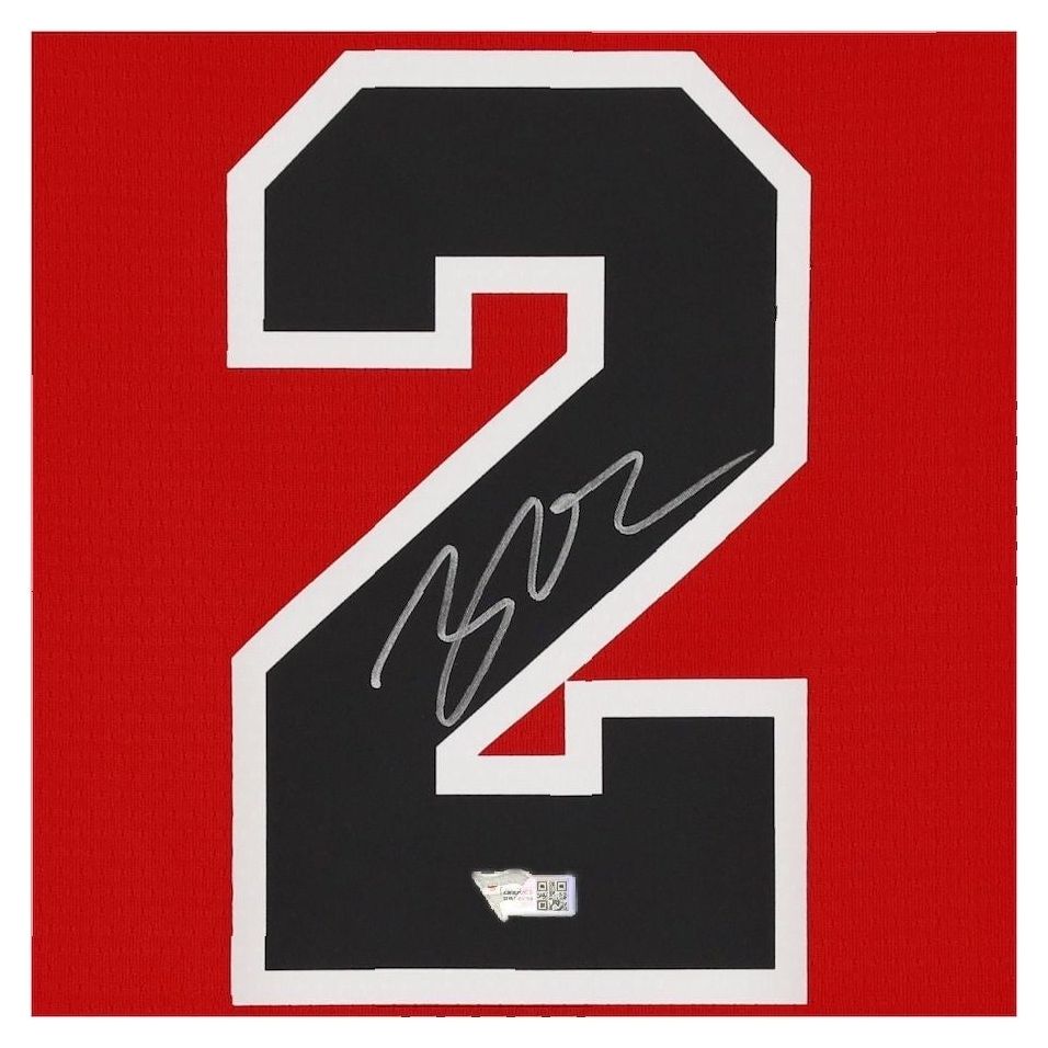 LONZO BALL Autographed Chicago Bulls Nike Red Jersey FANATICS