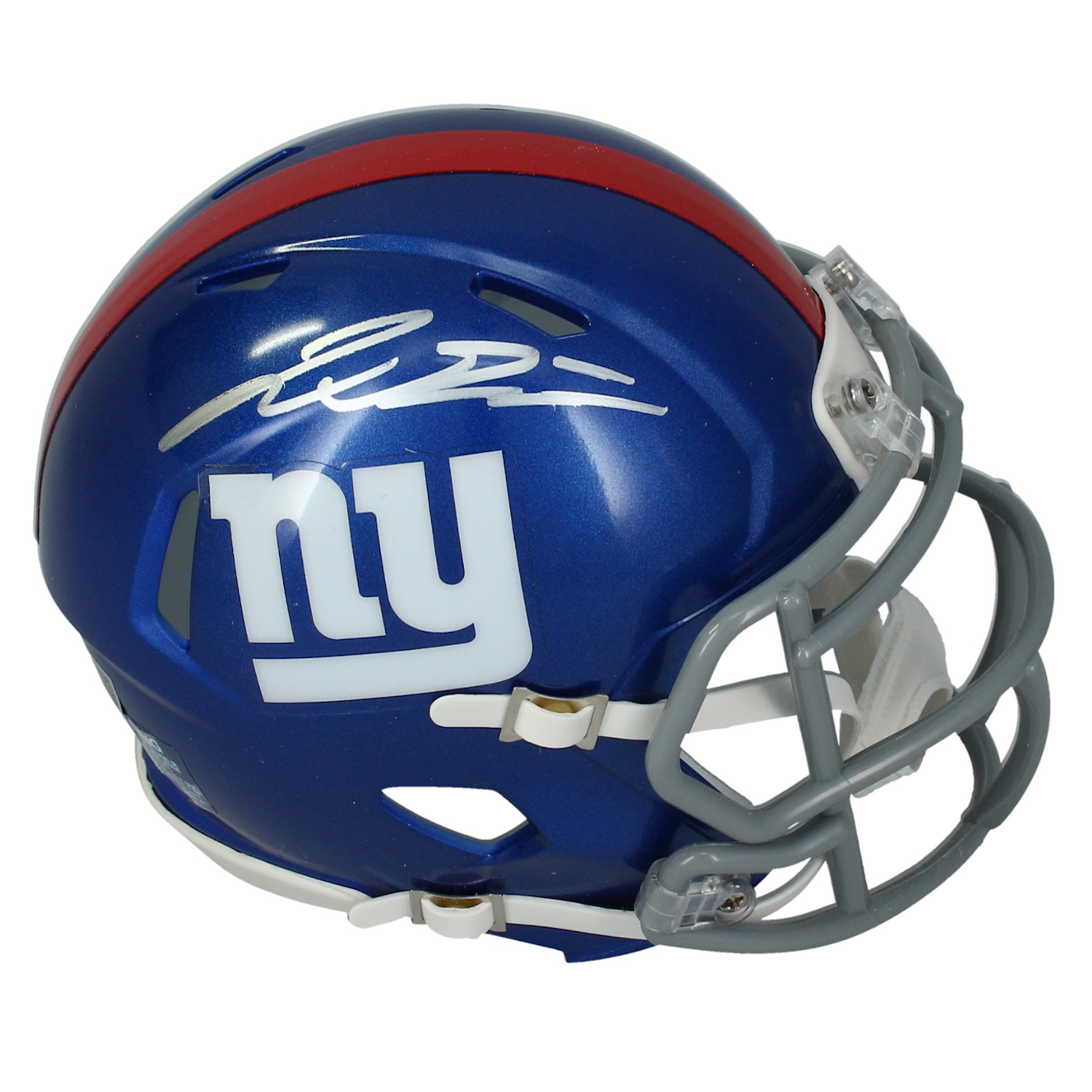 Jaxson Dart Autographed New York Giants Speed Mini Helmet Fanatics
