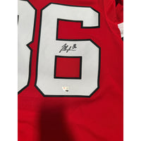 Jack Hughes Autographed New Jersey Devils Red Adidas Authentic Jersey Fanatics