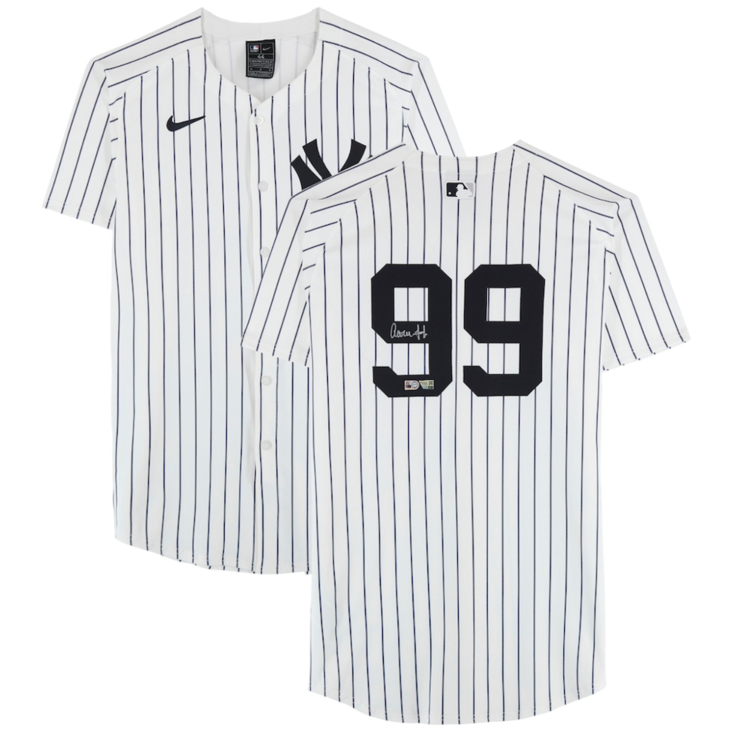 Aaron Judge Autographed New York Yankees Authentic Elite Jersey Fanatics