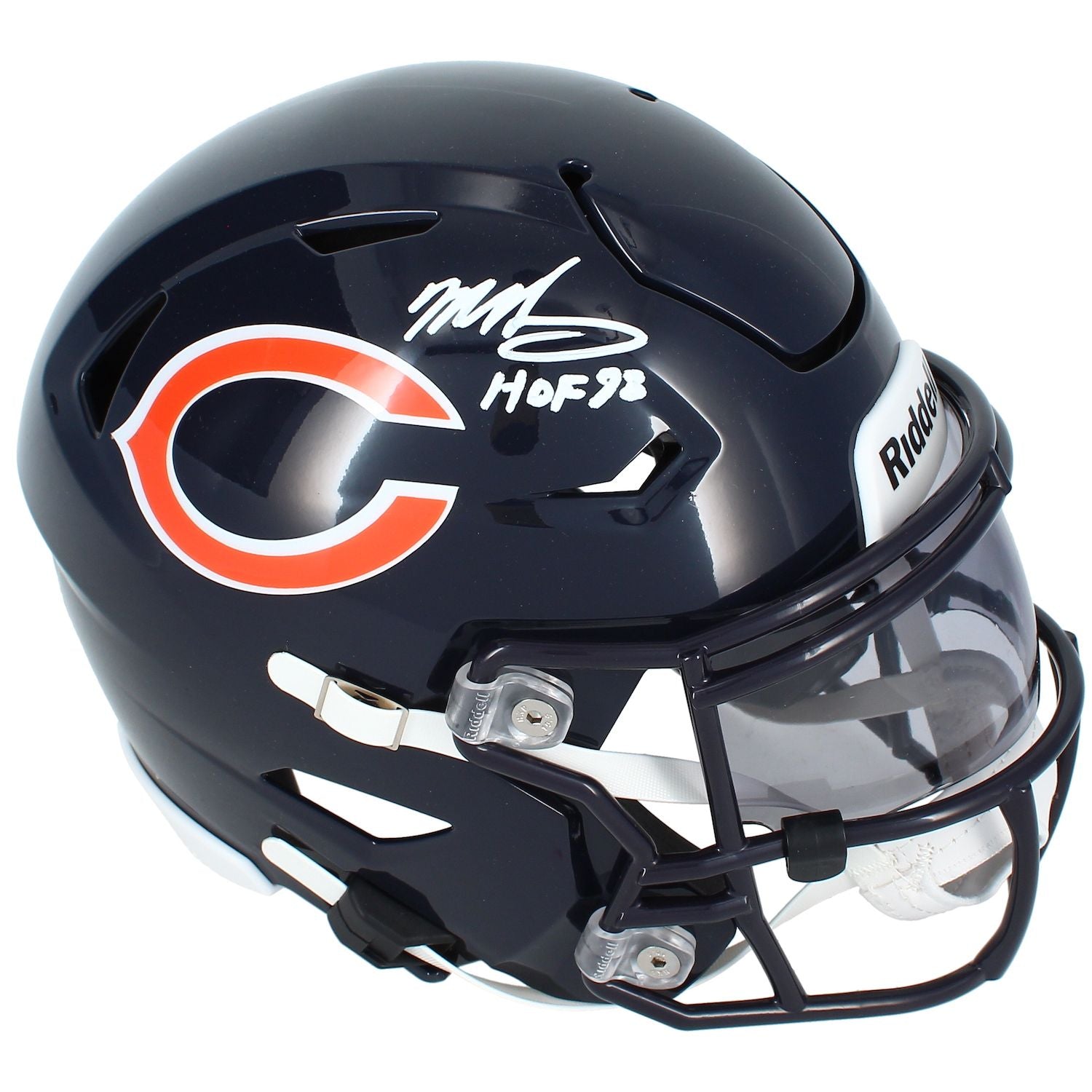 Mike Singletary Autographed/Inscribed "HOF 98" Chicago Bears Speedflex Midi Helmet Schwartz Sports