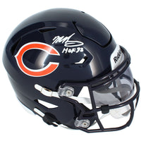 Mike Singletary Autographed/Inscribed "HOF 98" Chicago Bears Speedflex Midi Helmet Schwartz Sports