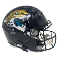 TREVOR LAWRENCE Autographed Jaguars Speed Flex Authentic Helmet FANATICS LE 16