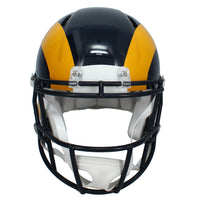 Kyren Williams Autographed Rams 1981-99 Throwback Authentic Speed Helmet Beckett