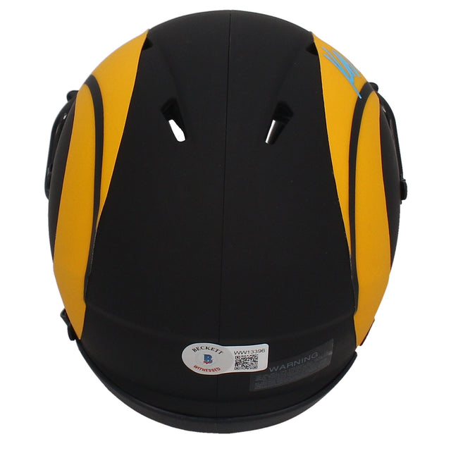 Kyren Williams Autographed Rams Eclipse Mini Speed Helmet Beckett