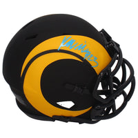 Kyren Williams Autographed Rams Eclipse Mini Speed Helmet Beckett