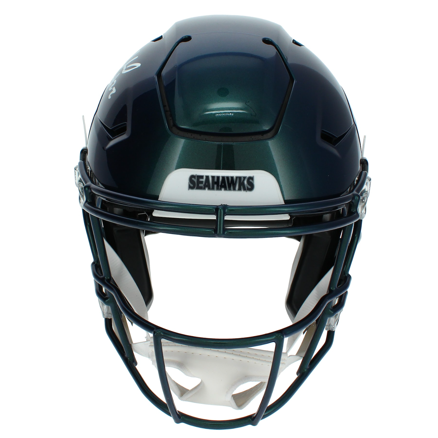 Rashid Shaheed Autographed Seahawks Authentic Rivalries SpeedFlex Helmet Beckett - Signed 1/23/26