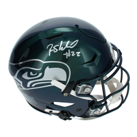 Rashid Shaheed Autographed Seahawks Authentic Rivalries SpeedFlex Helmet Beckett - Signed 1/23/26