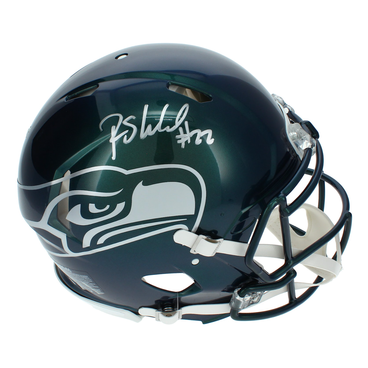 Rashid Shaheed Autographed Seattle Seahawks Authentic Rivalries Speed Helmet Beckett - Signed 1/23/26