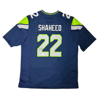 Rashid Shaheed Autographed Seahawks Nike Navy Game Jersey Beckett - Signed 1/23/26