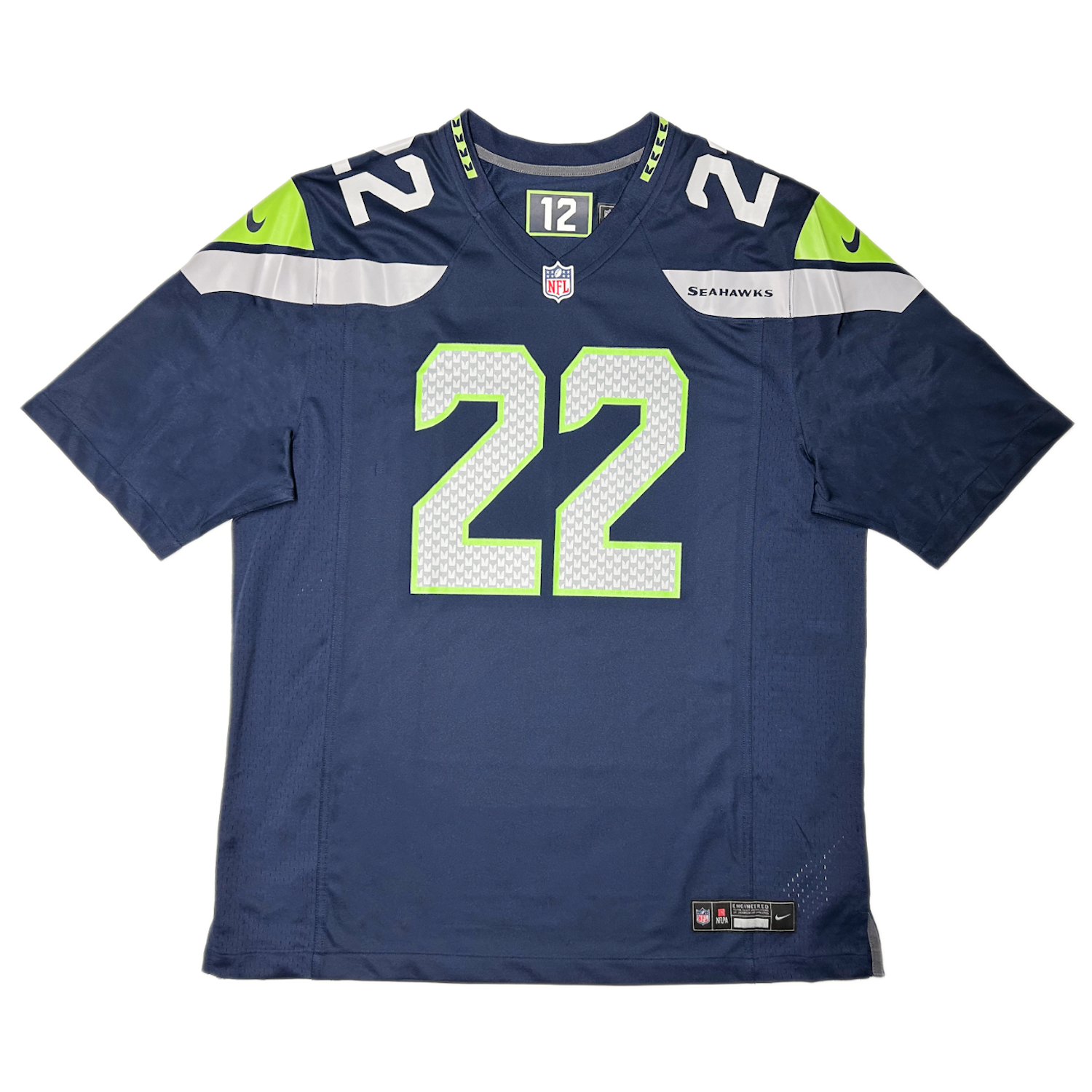 Rashid Shaheed Autographed Seahawks Nike Navy Game Jersey Beckett - Signed 1/23/26