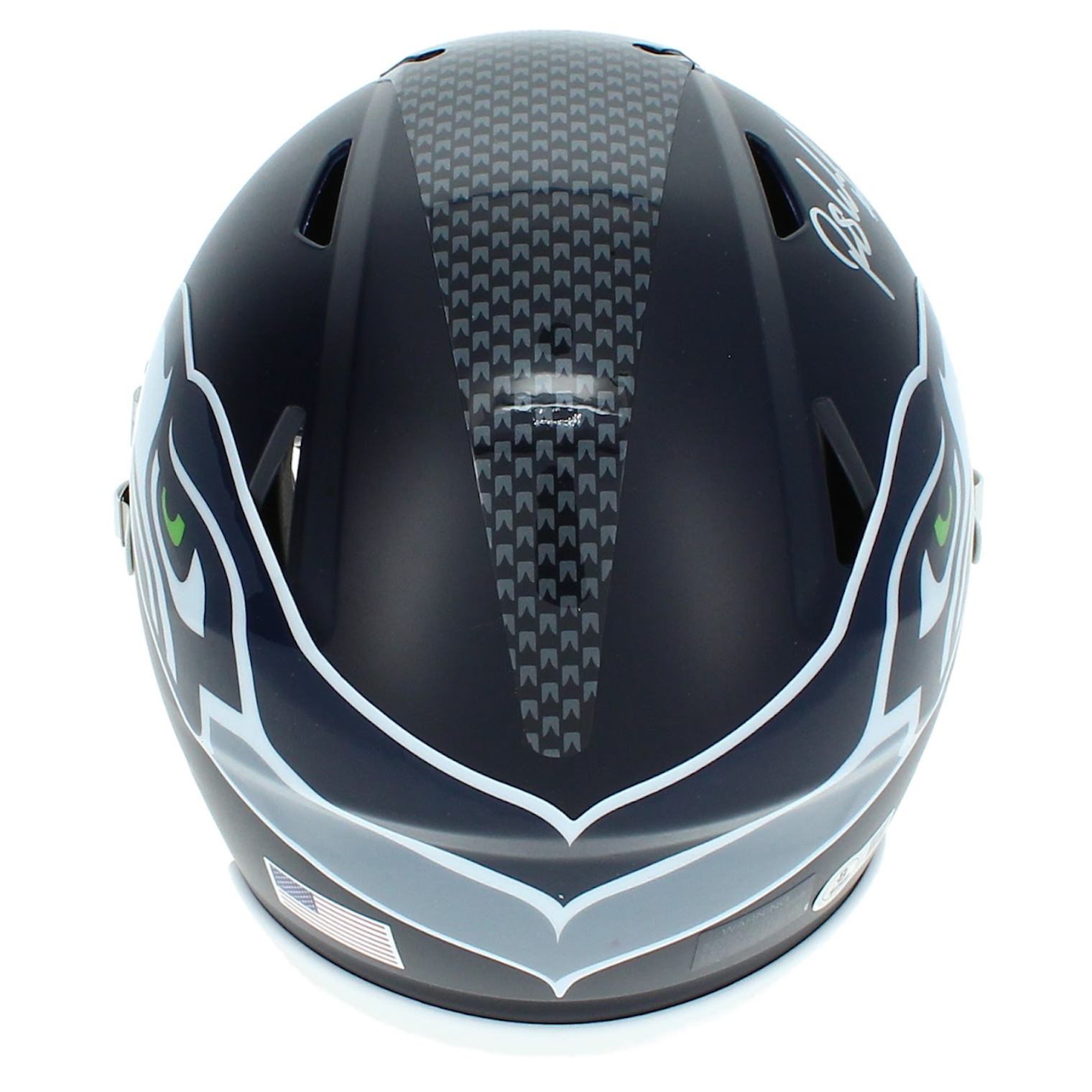 Rashid Shaheed Autographed Seattle Seahawks MIDI SpeedFlex Helmet Beckett