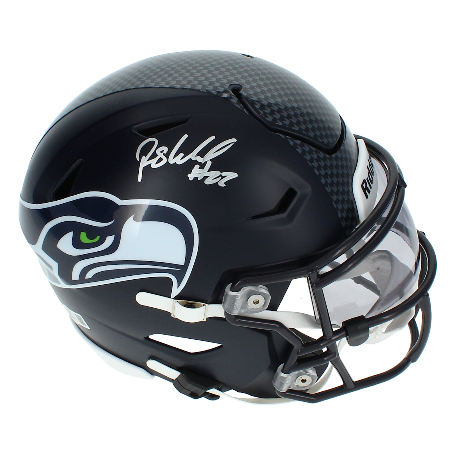Rashid Shaheed Autographed Seattle Seahawks MIDI SpeedFlex Helmet Beckett