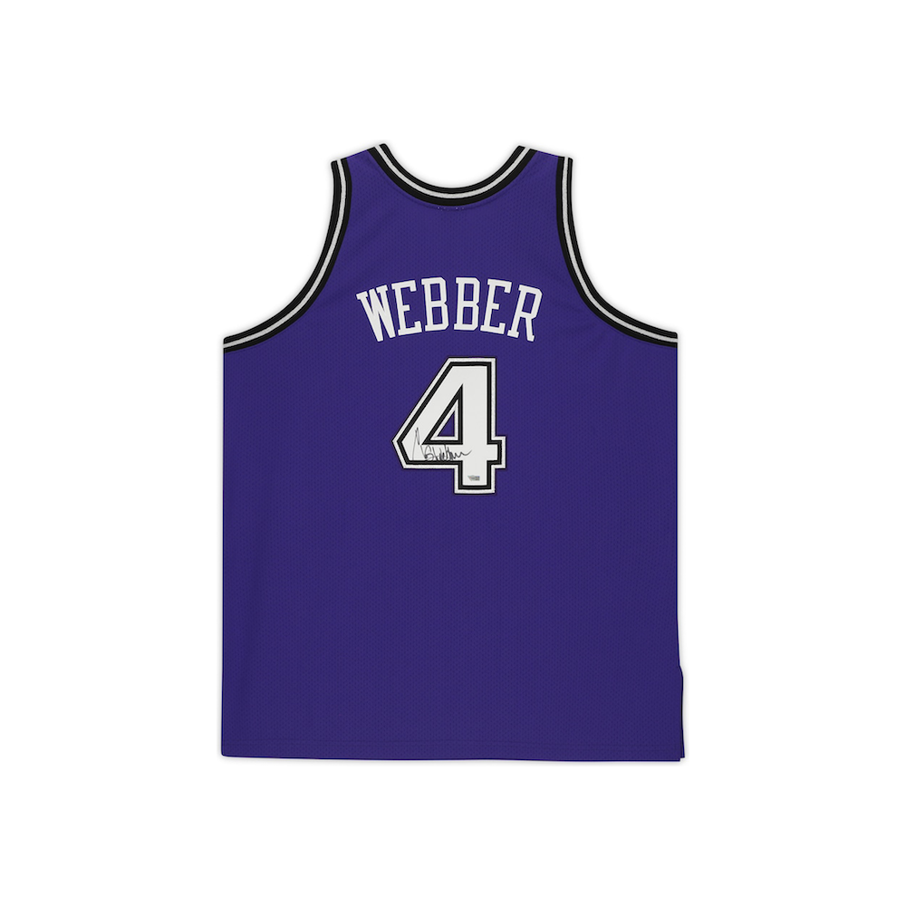 CHRIS WEBBER Autographed Sacramento Kings Authentic Jersey FANATICS