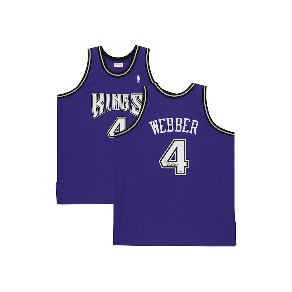 CHRIS WEBBER Autographed Sacramento Kings Authentic Jersey FANATICS
