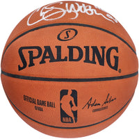 CHRIS WEBBER Autographed "HOF 21" Sacramento Kings Authentic Spalding Basketball FANATICS