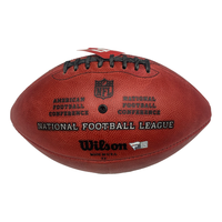 PEYTON MANNING Autographed Duke Metallic Broncos Logo Football FANATICS