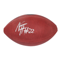 Najee Harris Autographed Steelers Metallic Logo NFL Duke Football Fanatics