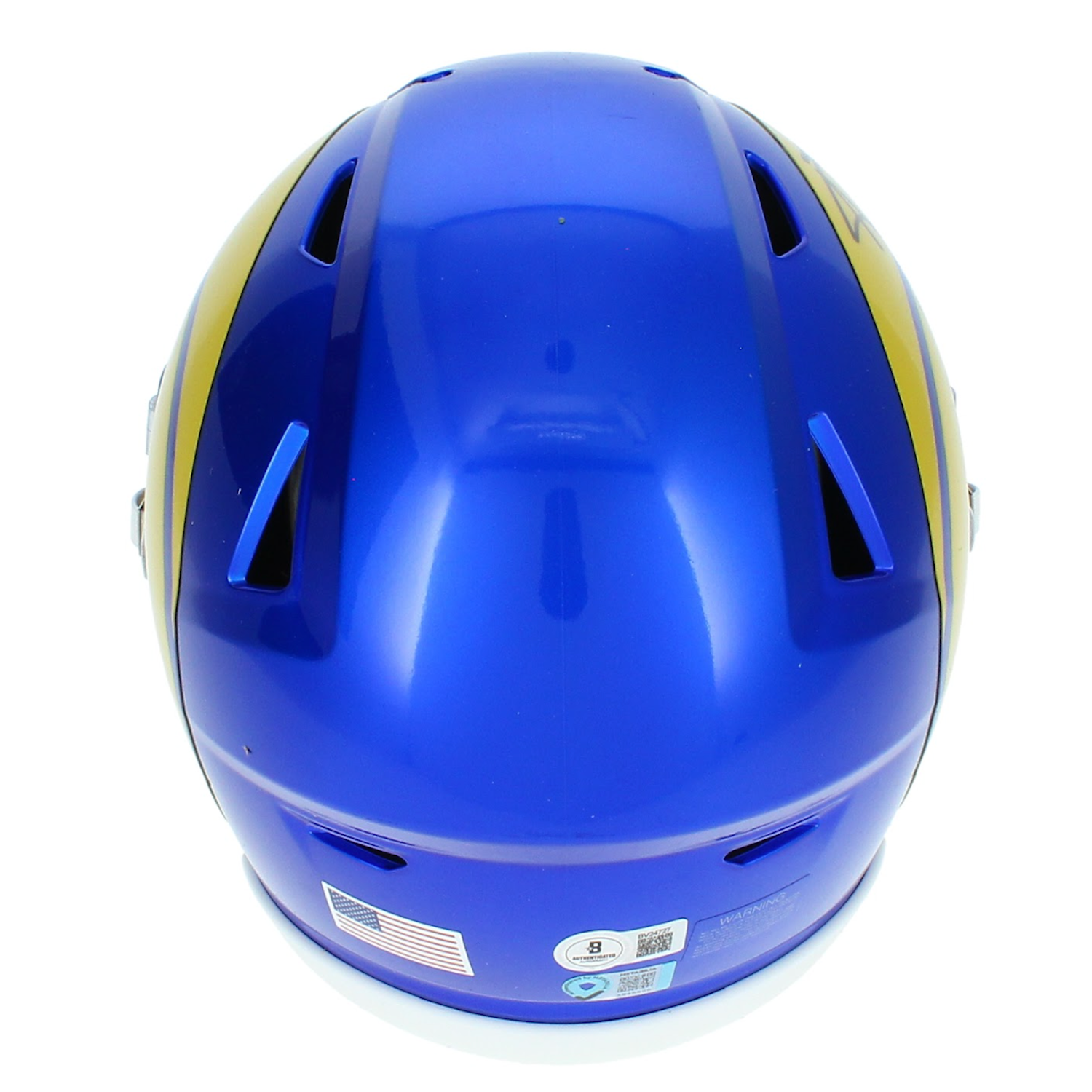 Aaron Donald Autographed Rams Mid-Size Speedflex MIDI Helmet Beckett