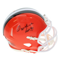 Ozzie Newsome Autographed/Inscribed "HOF 99" Cleveland Browns 2024 Speed Mini Helmet Beckett