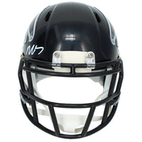 Michael Vick Autographed Atlana Falcons 2003-19 Throwback Speed Mini Helmet Beckett