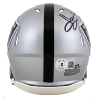 Howie Long Autographed Las Vegas Raiders Mini Speed Helmet Beckett