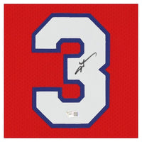 ALLEN IVERSON Autographed Philadelphia 76ers Authentic Red Jersey FANATICS