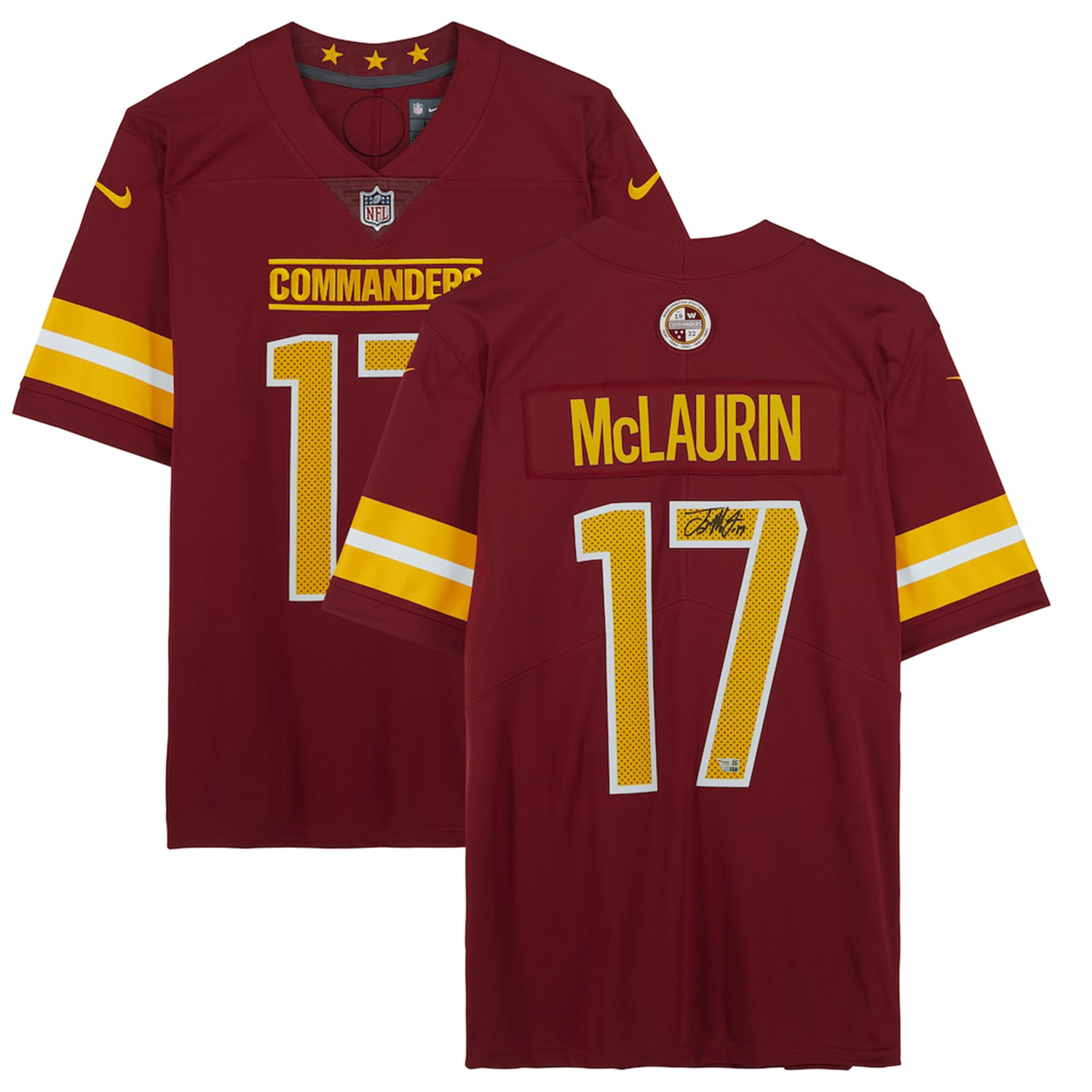 Terry McLaurin Autographed Washington Commanders Nike Game Jersey Fanatics