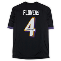 Zay Flowers Autographed Baltimore Ravens Black Nike Limited Jersey Fanatics