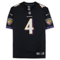 Zay Flowers Autographed Baltimore Ravens Black Nike Limited Jersey Fanatics