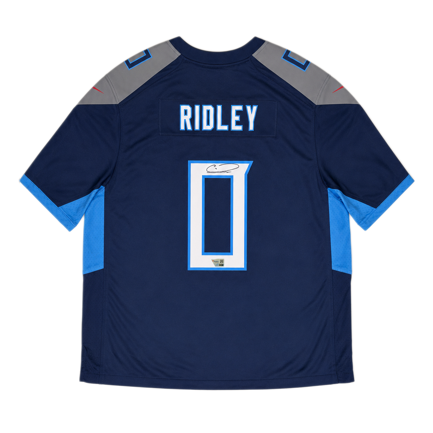 Calvin Ridley Autographed Tennessee Titans Navy Nike Game Jersey Fanatics