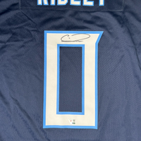 Calvin Ridley Autographed Tennessee Titans Navy Nike Game Jersey Fanatics