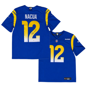 Puka Nacua Autographed Los Angeles Rams Blue Nike Game Jersey Fanatics