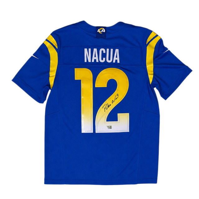 Puka Nacua Autographed Los Angeles Rams Blue Nike Game Jersey Fanatics
