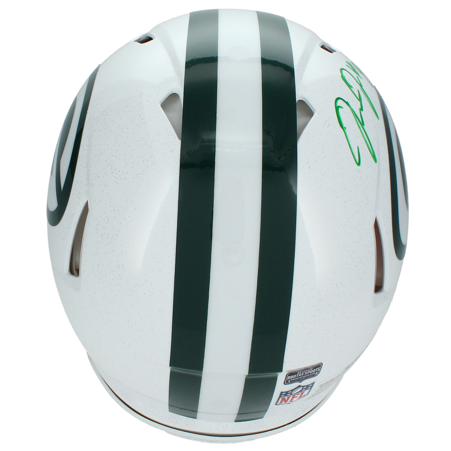 Josh Jacobs Autographed "Go Pack Go" Packers Authentic White Helmet Radtke