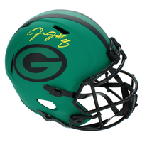 Josh Jacobs Autographed Green Bay Packers Full Size 'RAVE' Helmet Radtke