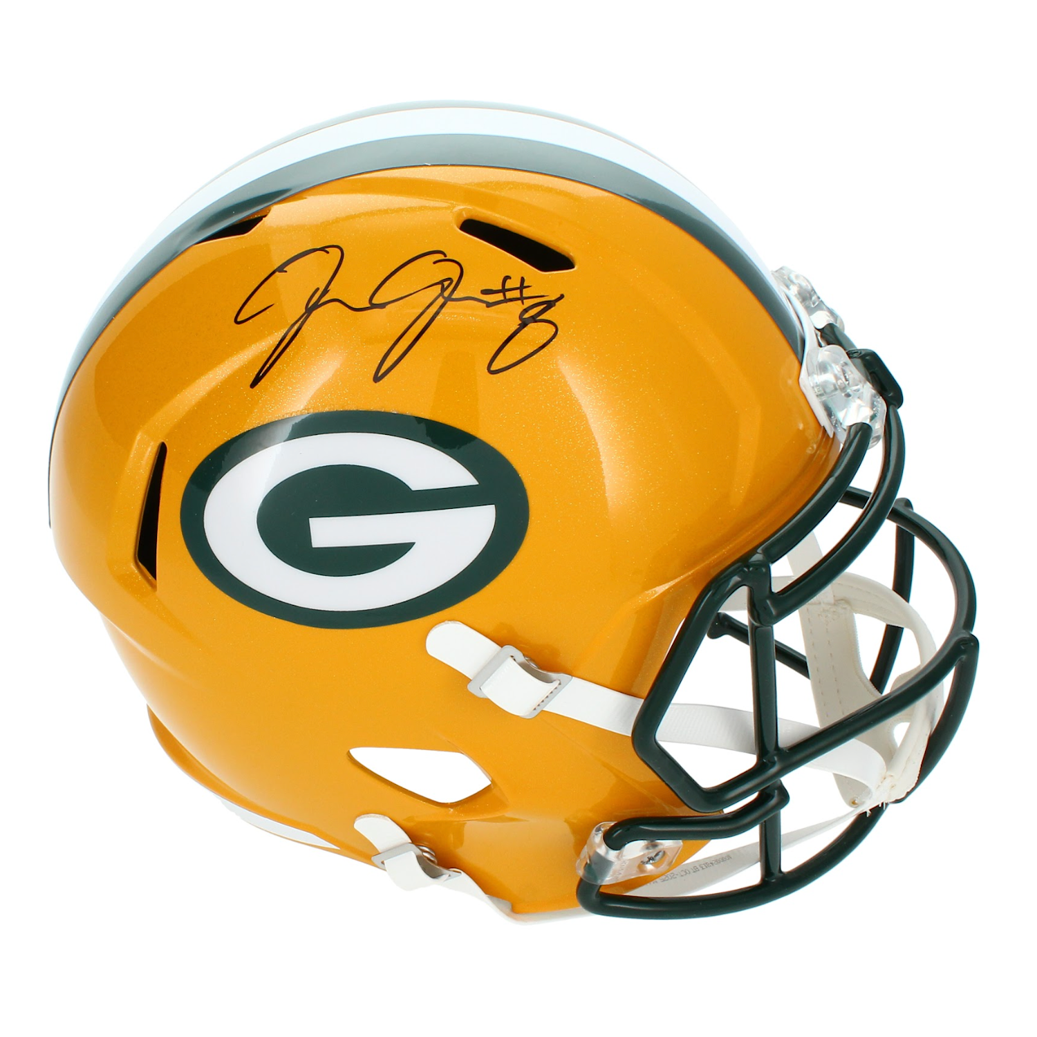 Josh Jacobs Autographed Green Bay Packers Full Size Helmet Radtke