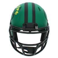 Josh Jacobs Autographed Green Bay Packers 'RAVE' Mini Helmet Radtke