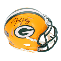Josh Jacobs Autographed Green Bay Packers Mini Helmet Radtke