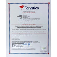 TOM BRADY Autographed "SB LV MVP" White Buccaneers Nike Elite Jersey FANATICS