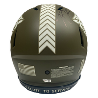 Trevor Lawrence Autographed Jaguars Salute To Service Authentic Helmet Fanatics
