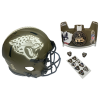TREVOR LAWRENCE Autographed Army Jaguars Salute To Service Authentic Helmet FANATICS