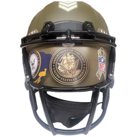 TREVOR LAWRENCE Autographed Jaguars Salute To Service - Navy Authentic Helmet FANATICS