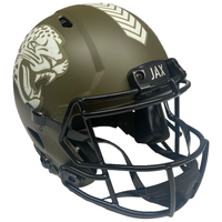 Trevor Lawrence Autographed Jaguars Salute To Service Authentic Helmet Fanatics